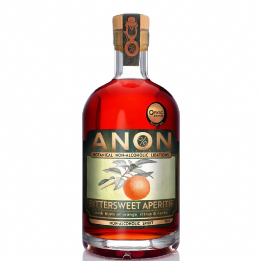 Anon Alcohol-free Spirit - Bittersweet Orange Aperitif (70cl)