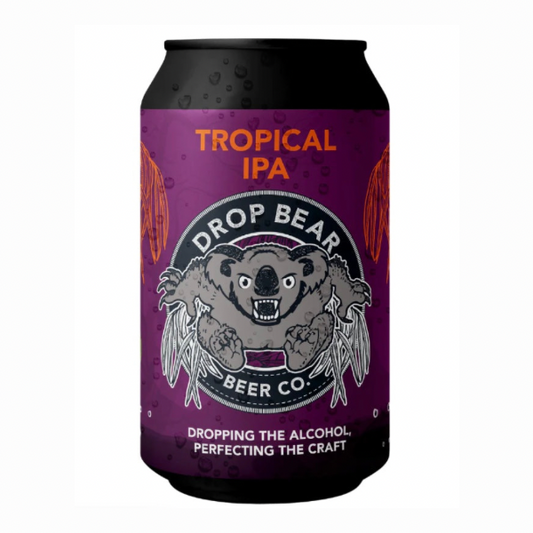 Drop Bear Tropical IPA (0.5%abv.) (VG and GF)